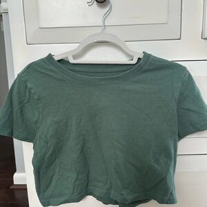 Urban outfitters green dropped T-shirt